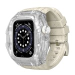 SHELLBOX Silicone Band Translucent IP68 Rating Modify Kit Watch Protective Case Waterproof For Apple Watch Series 10 46mm