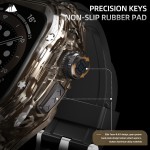 S SHELLBOX Silicone Band Translucent IP68 Rating Modify Kit Watch Protective Case Waterproof For Apple Watch Ultra 49mm