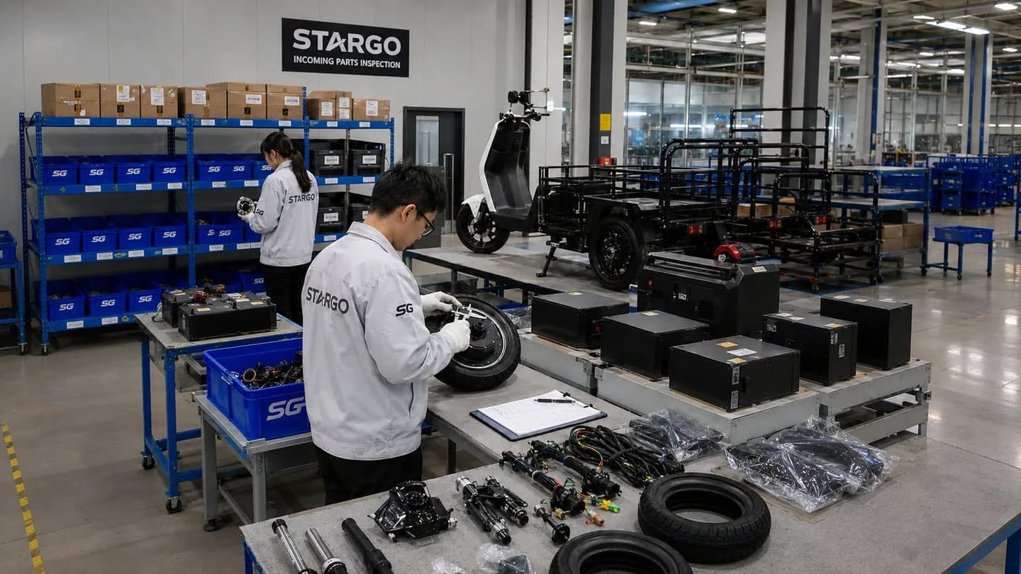 Incoming parts inspection